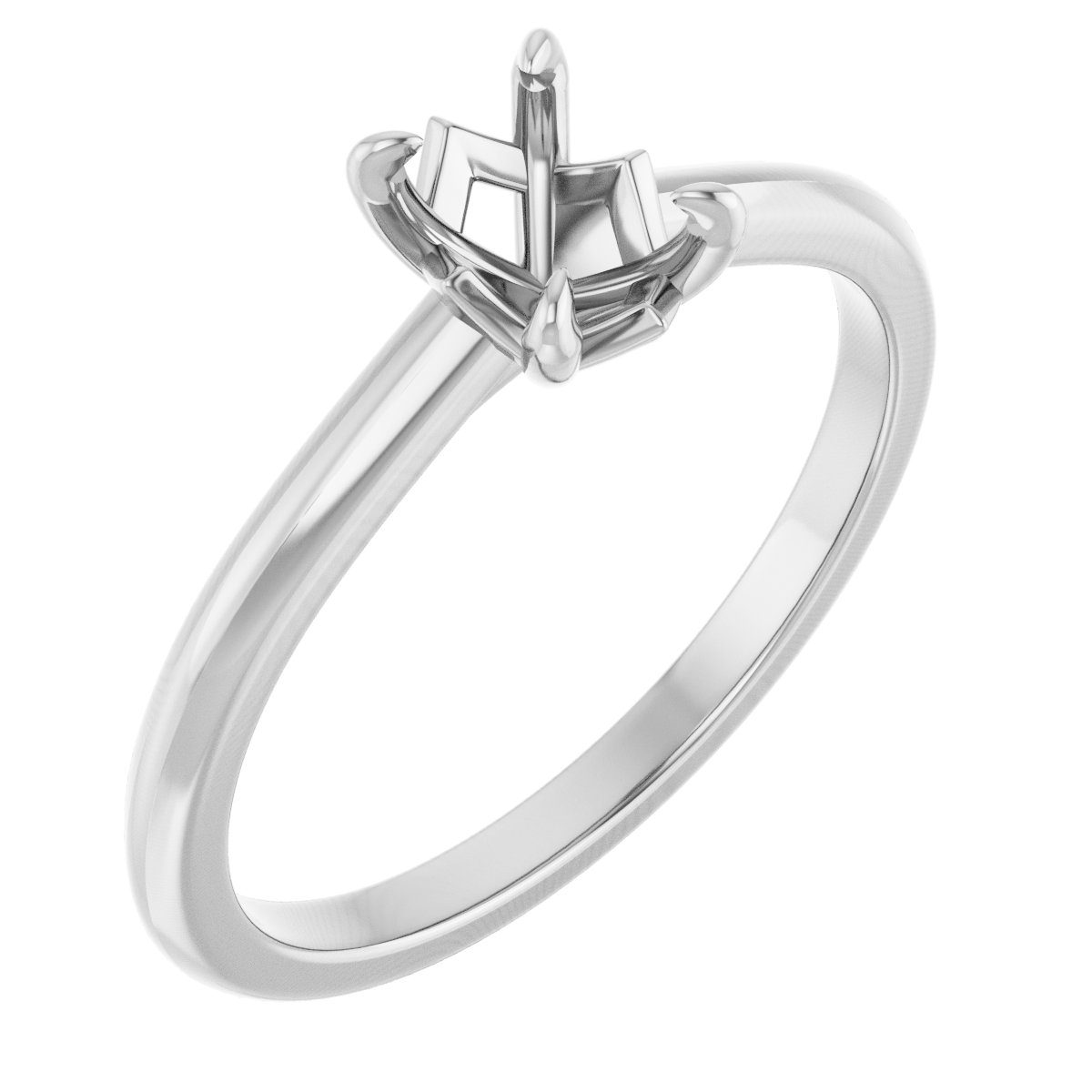 Solitaire Engagement Ring or Band
