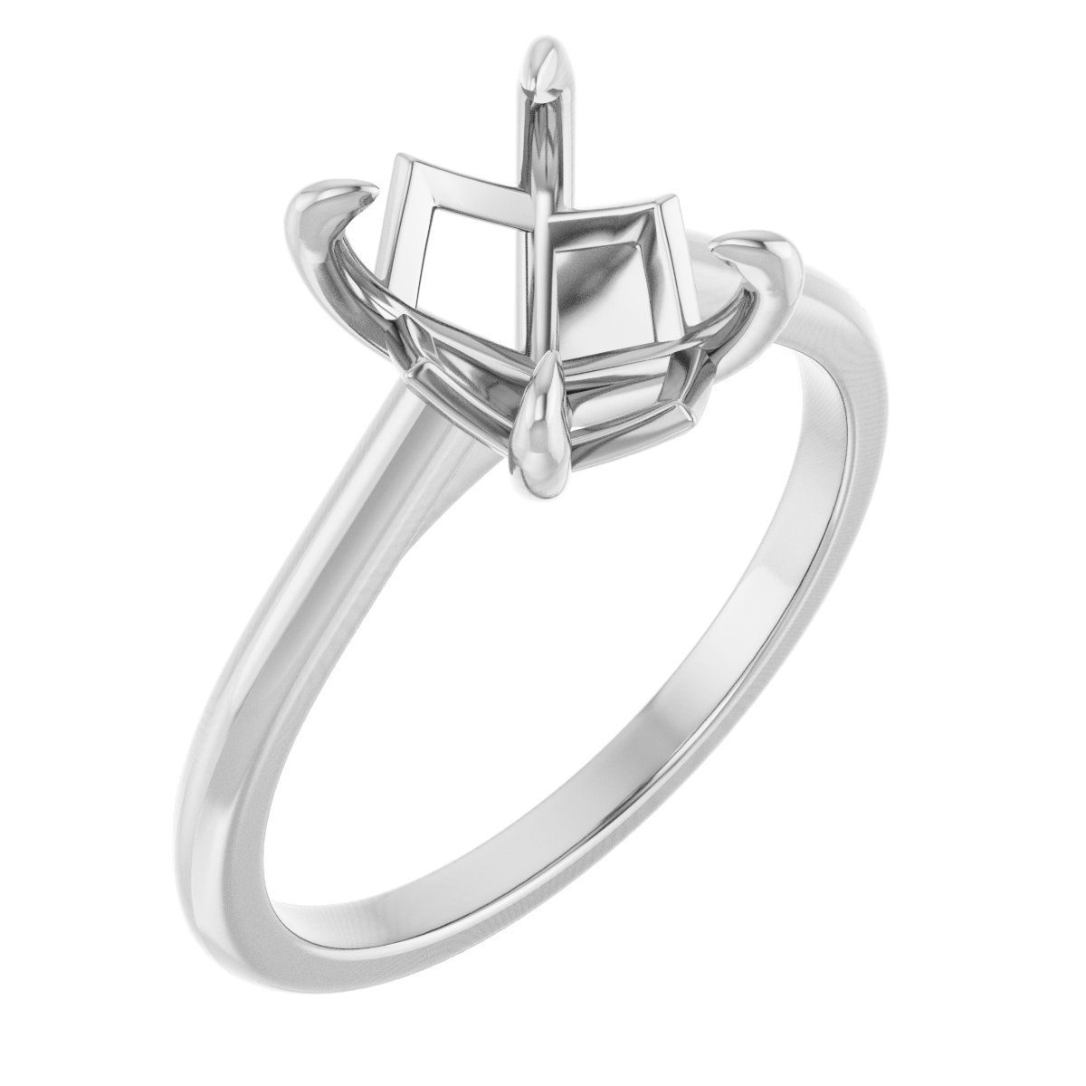 Solitaire Engagement Ring or Band