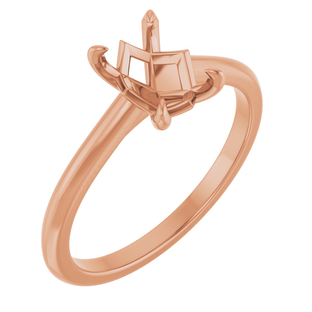Solitaire Engagement Ring or Band