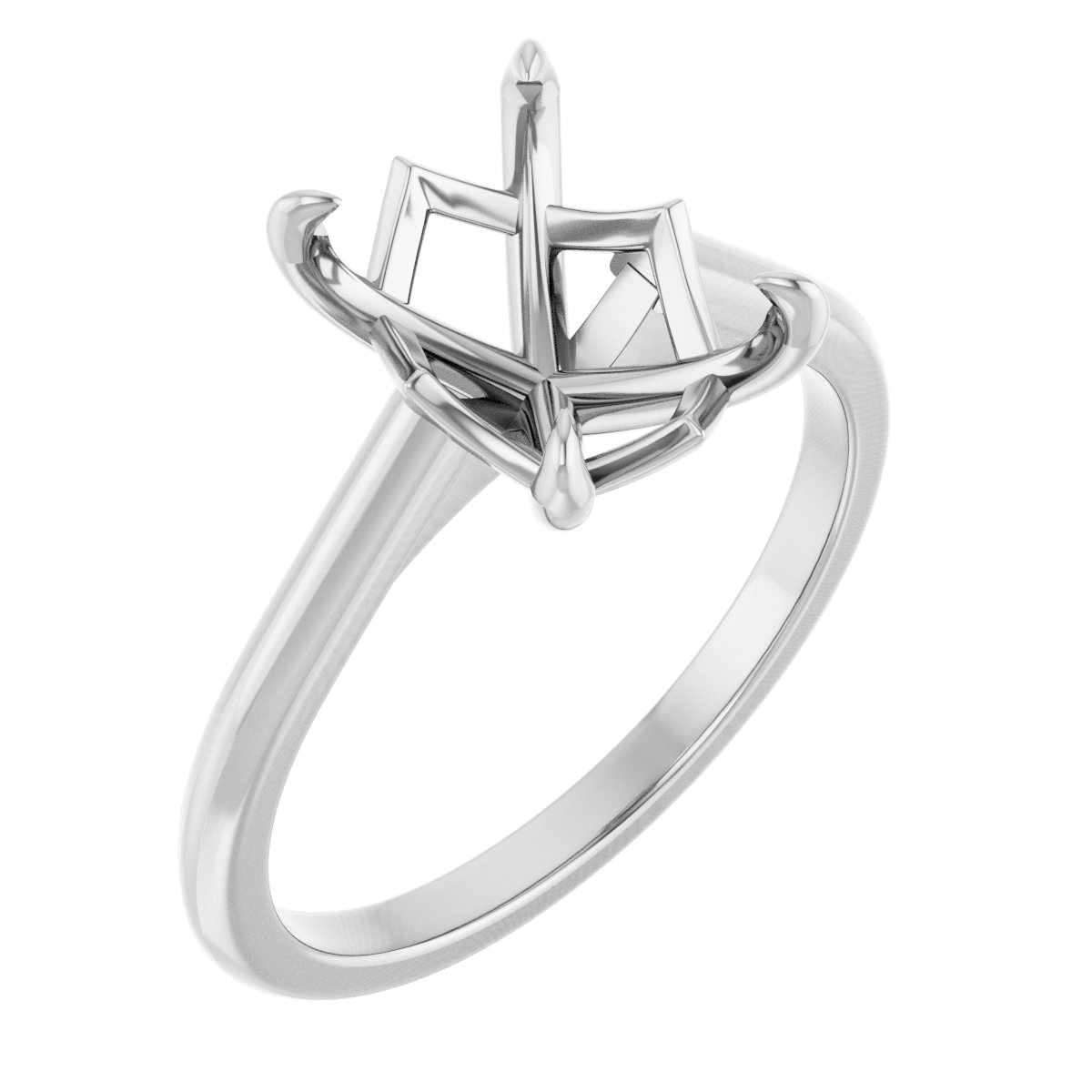 Solitaire Engagement Ring or Band