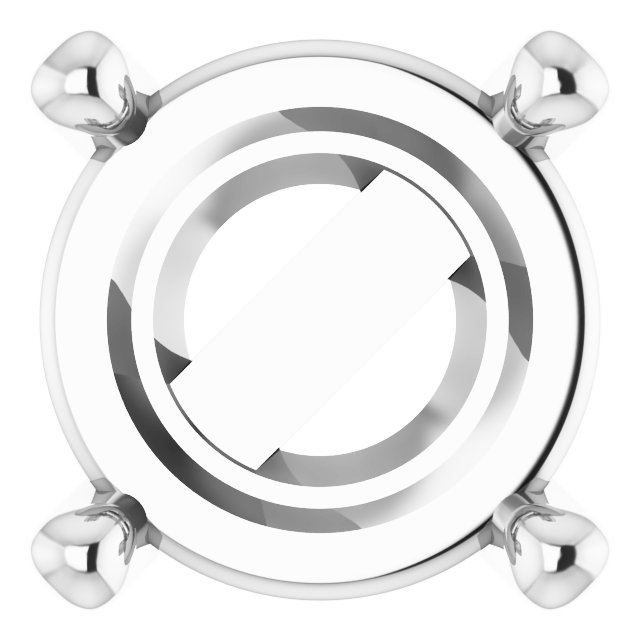 Rose-Cut Earring Setting