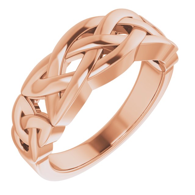 14K Rose Celtic-Inspired Ring