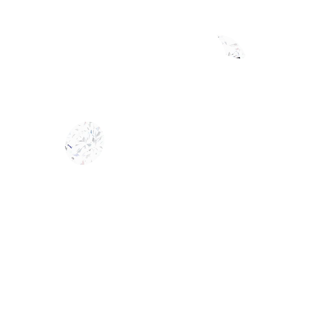 Bezel-Set Three-Stone Engagement Ring