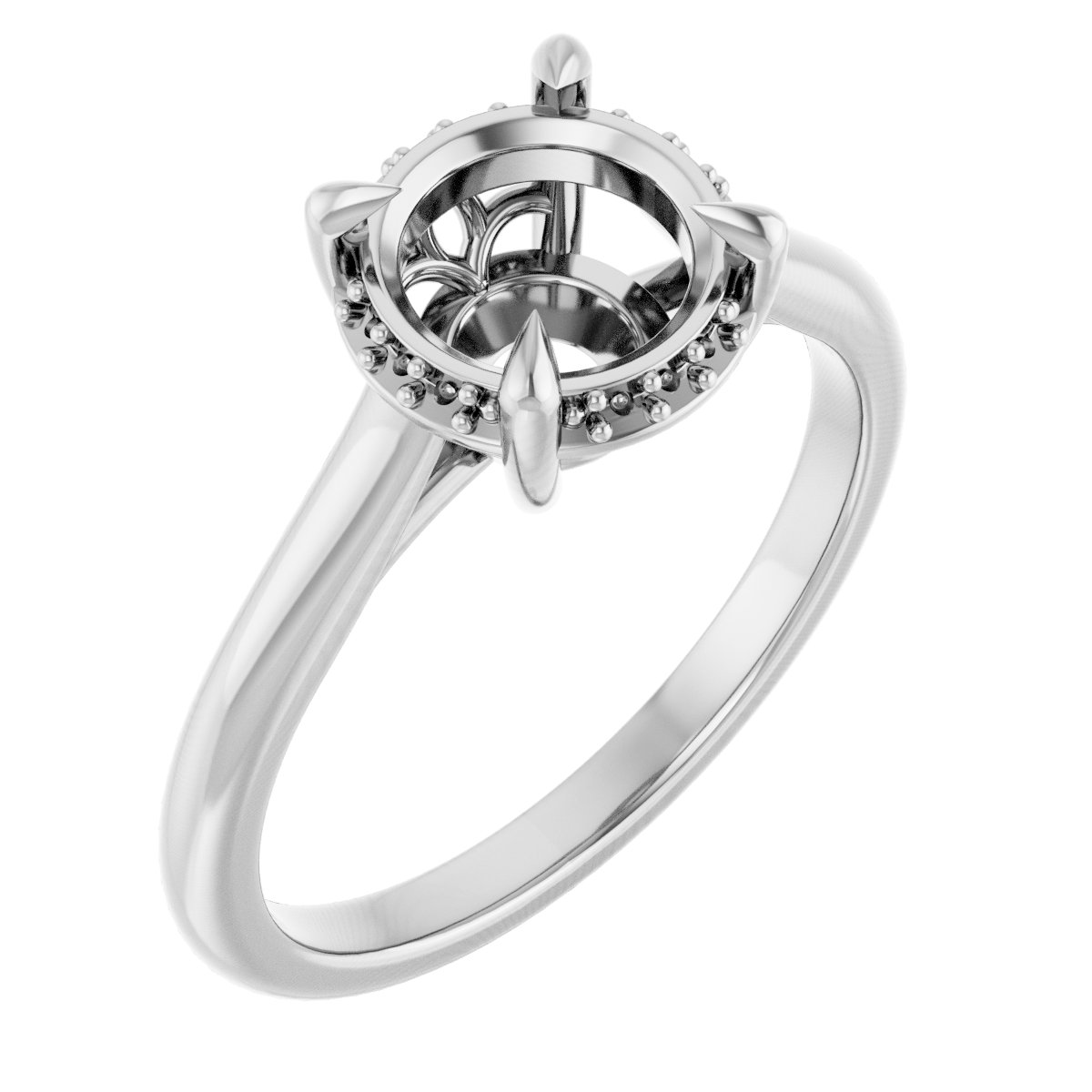Accented Engagement Ring