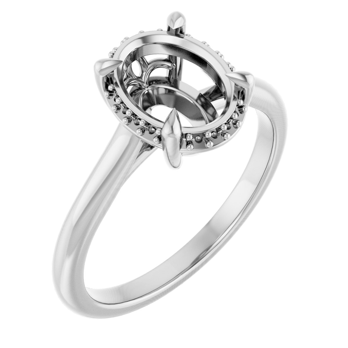 Accented Engagement Ring