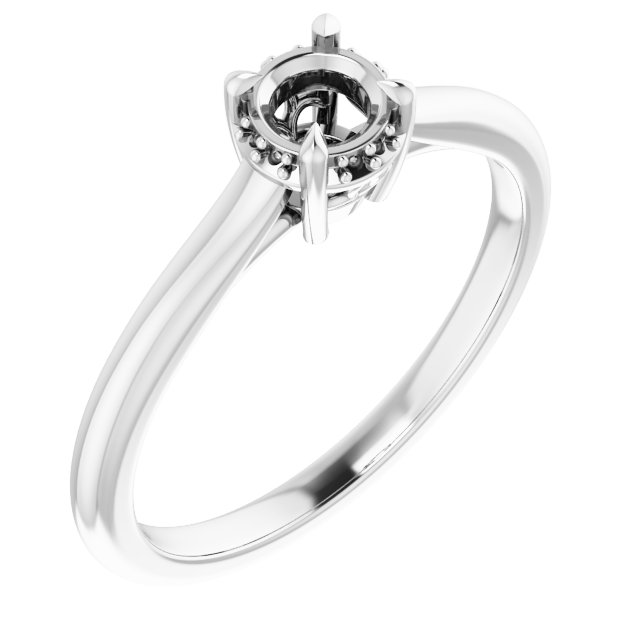 Accented Engagement Ring