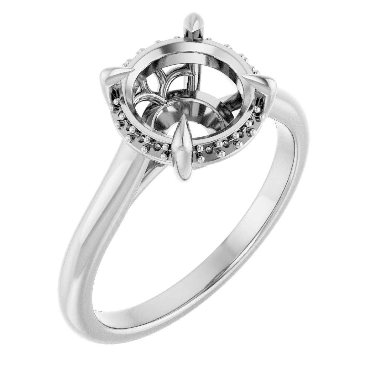 Accented Engagement Ring