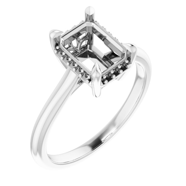 Accented Engagement Ring