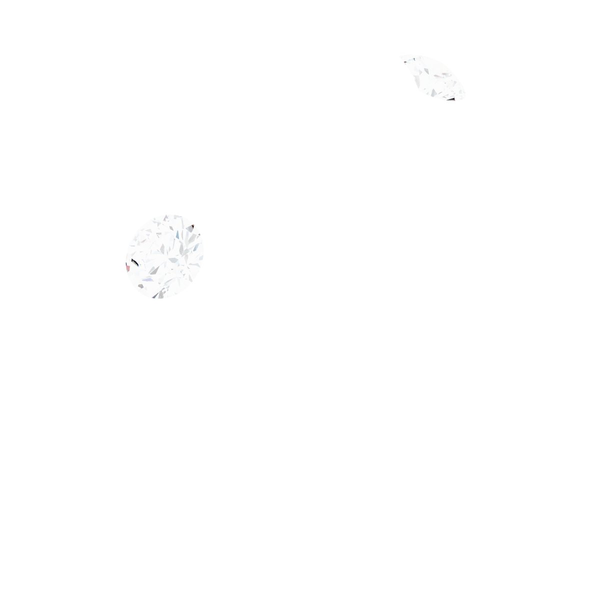 Bezel-Set Three-Stone Engagement Ring