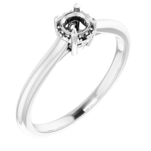 Accented Engagement Ring