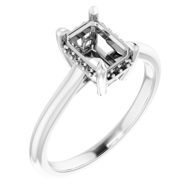 Accented Engagement Ring