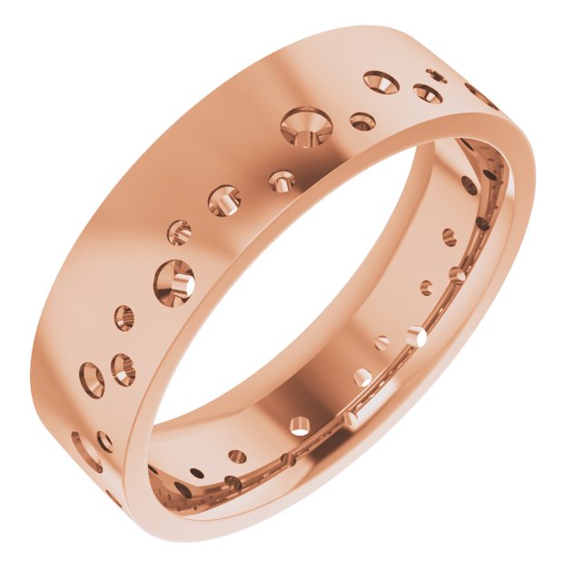 Accented Comfort-Fit Flat Band