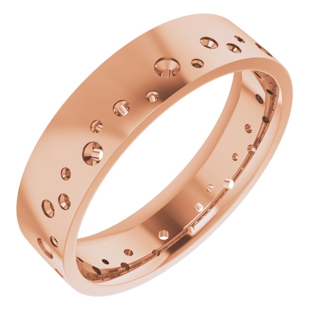 Accented Comfort-Fit Flat Band