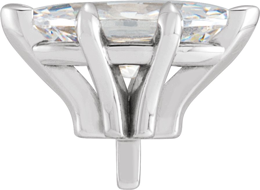 Marquise 6-Prong V-End Pre-Notched Claw-Prong Peg Setting