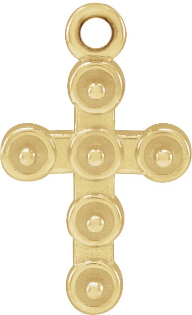 Pearl Cross Dangle