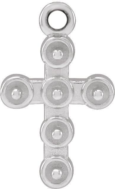 Pearl Cross Dangle