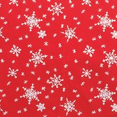 Red Snowflake Gift Wrap
