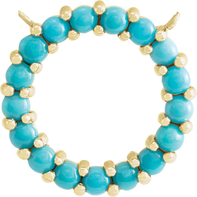 Cabochon Circle Necklace or Center