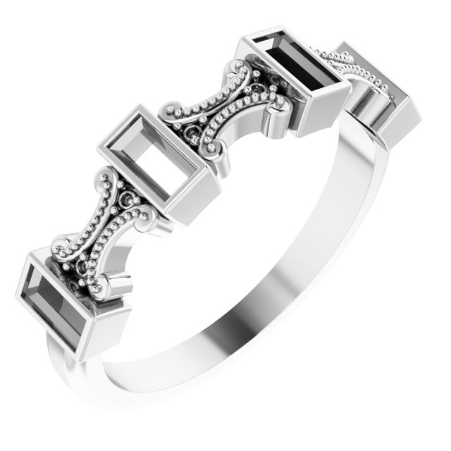 Family Bezel-Set Ring