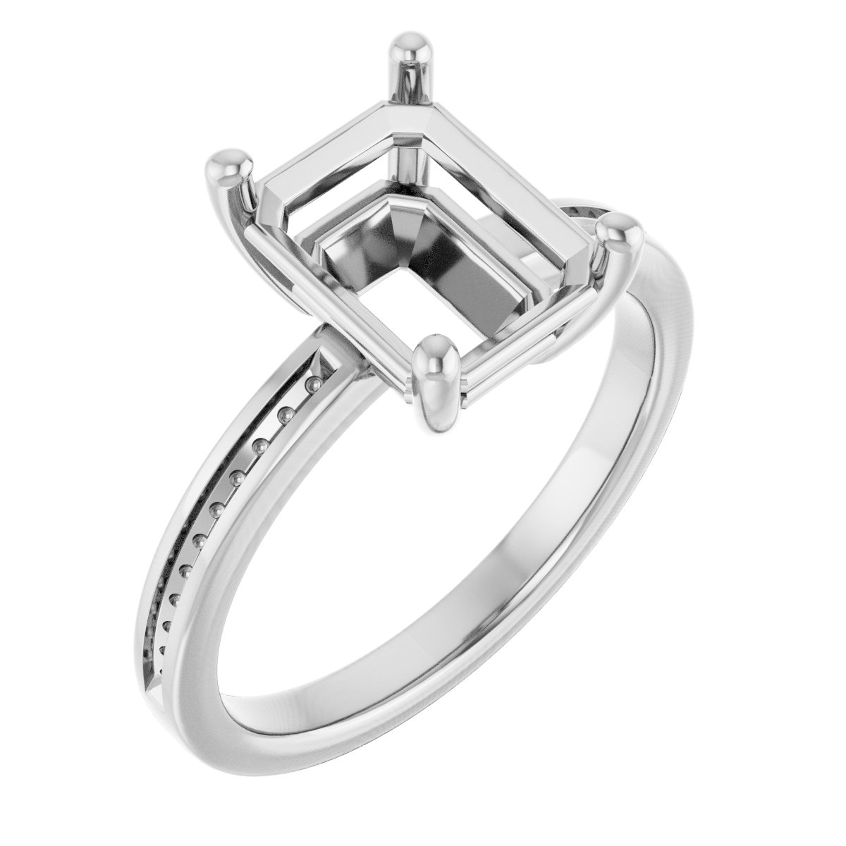Accented Engagement Ring
