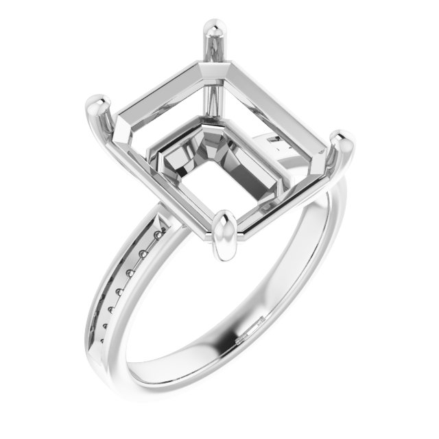 Accented Engagement Ring