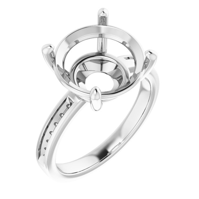 Accented Engagement Ring