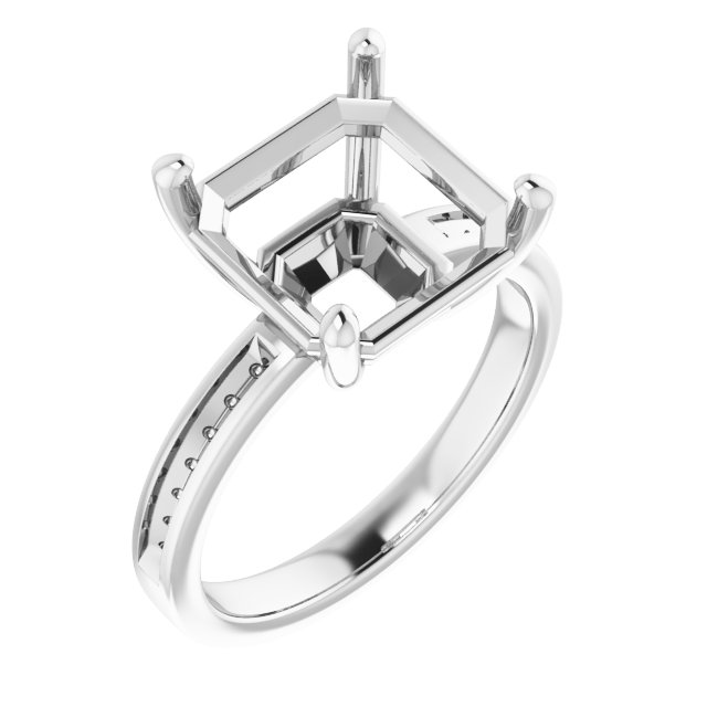 Accented Engagement Ring