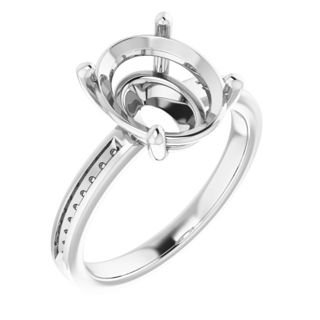 Accented Engagement Ring