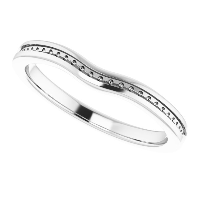 Band Mounting for 5 mm Square Ring view 5