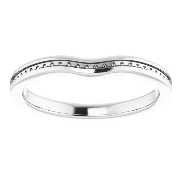Band Mounting for 5 mm Square Ring view 3