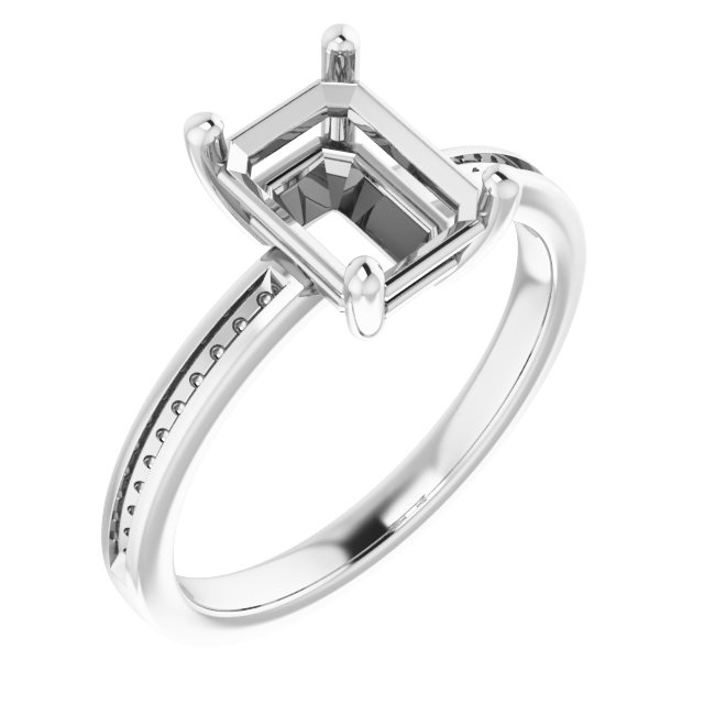 Accented Engagement Ring