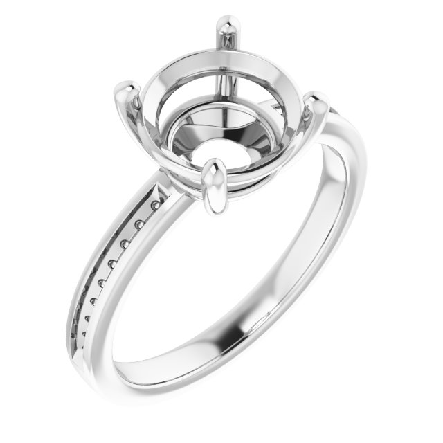 Accented Engagement Ring