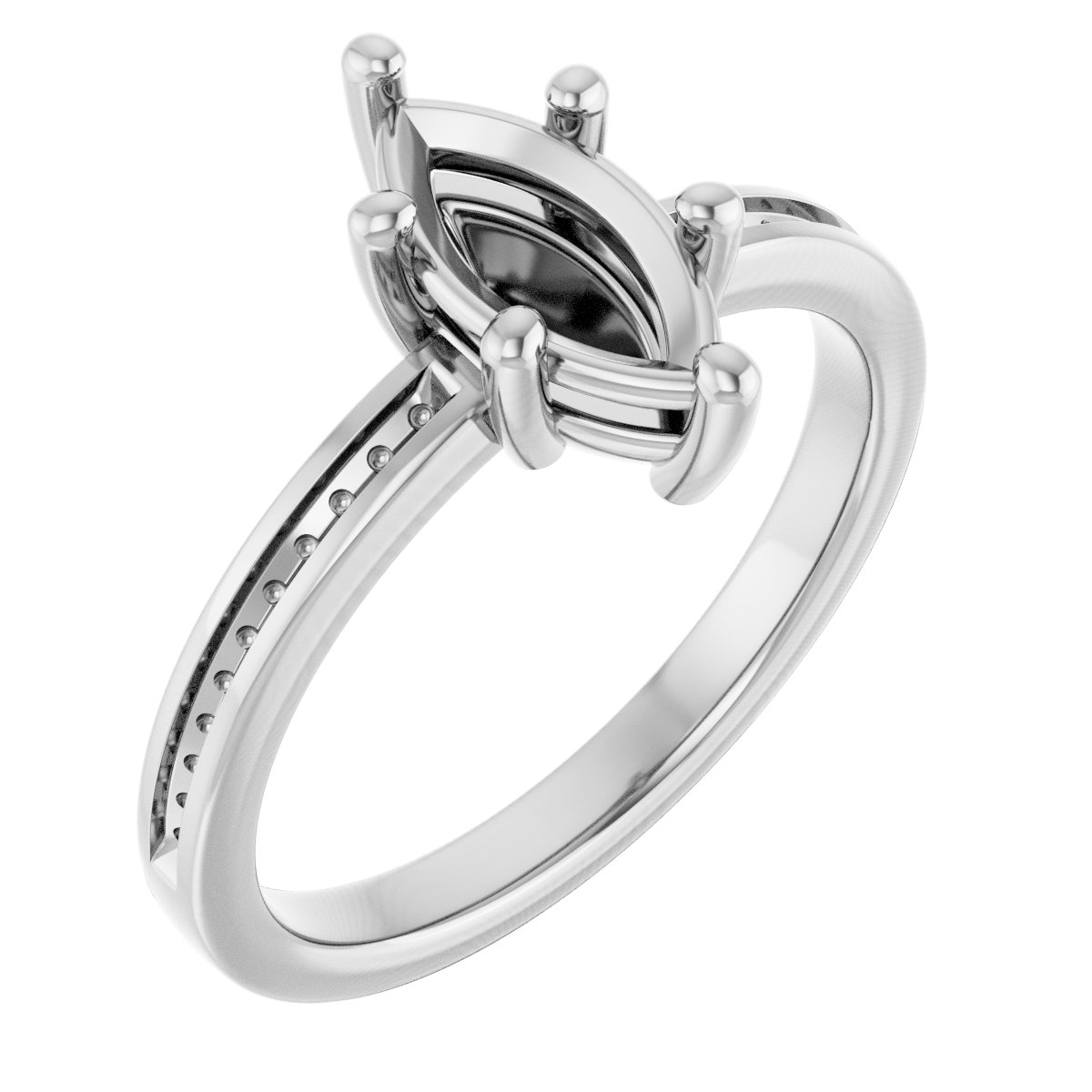 Accented Engagement Ring
