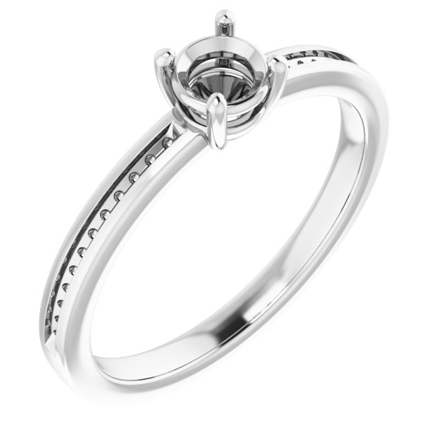 Accented Engagement Ring