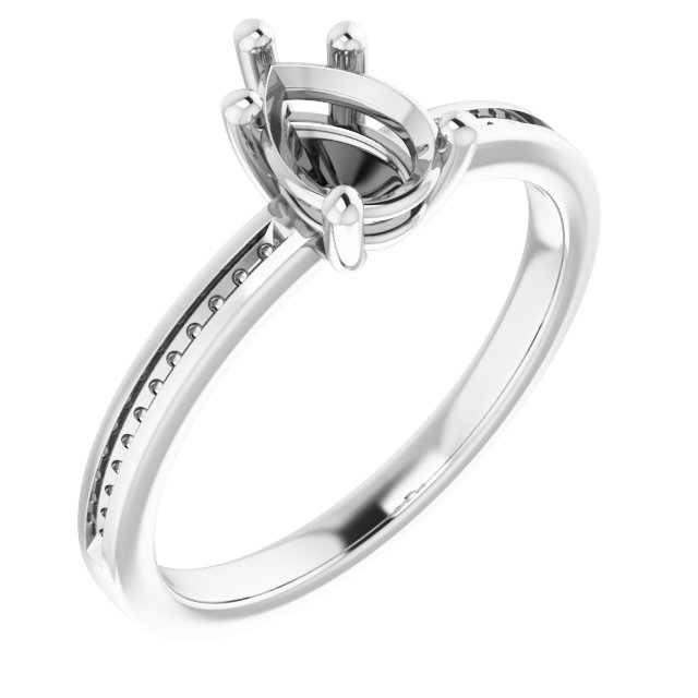 Accented Engagement Ring