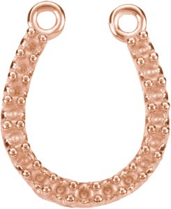 Petite Horseshoe Necklace Center
