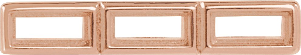 Three-Stone Bezel-Set Strip Setting