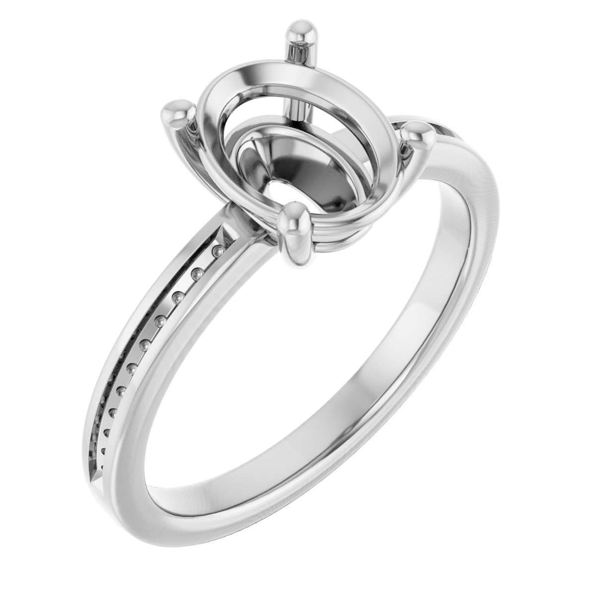 Accented Engagement Ring
