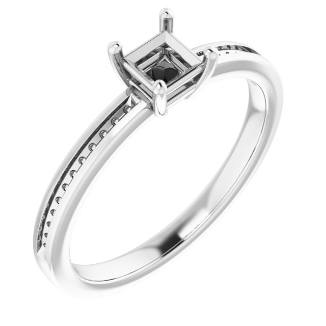 Accented Engagement Ring