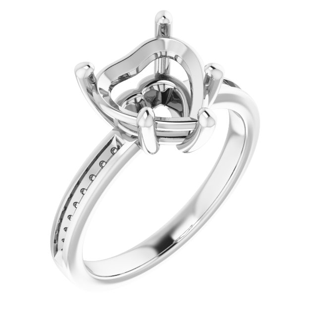 Accented Engagement Ring