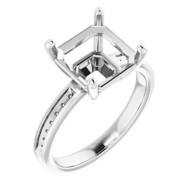 Accented Engagement Ring
