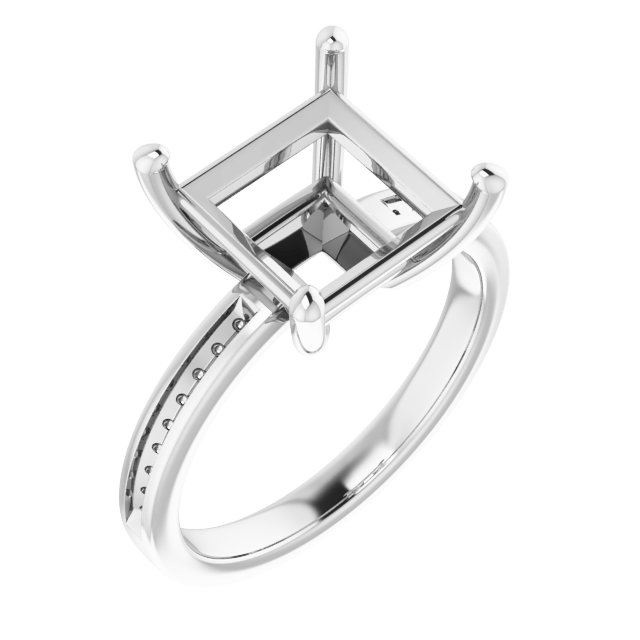 Accented Engagement Ring