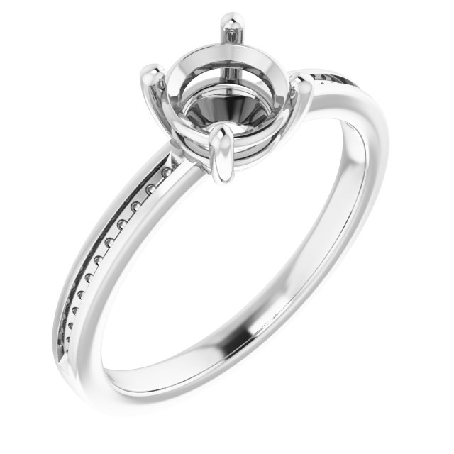 Accented Engagement Ring