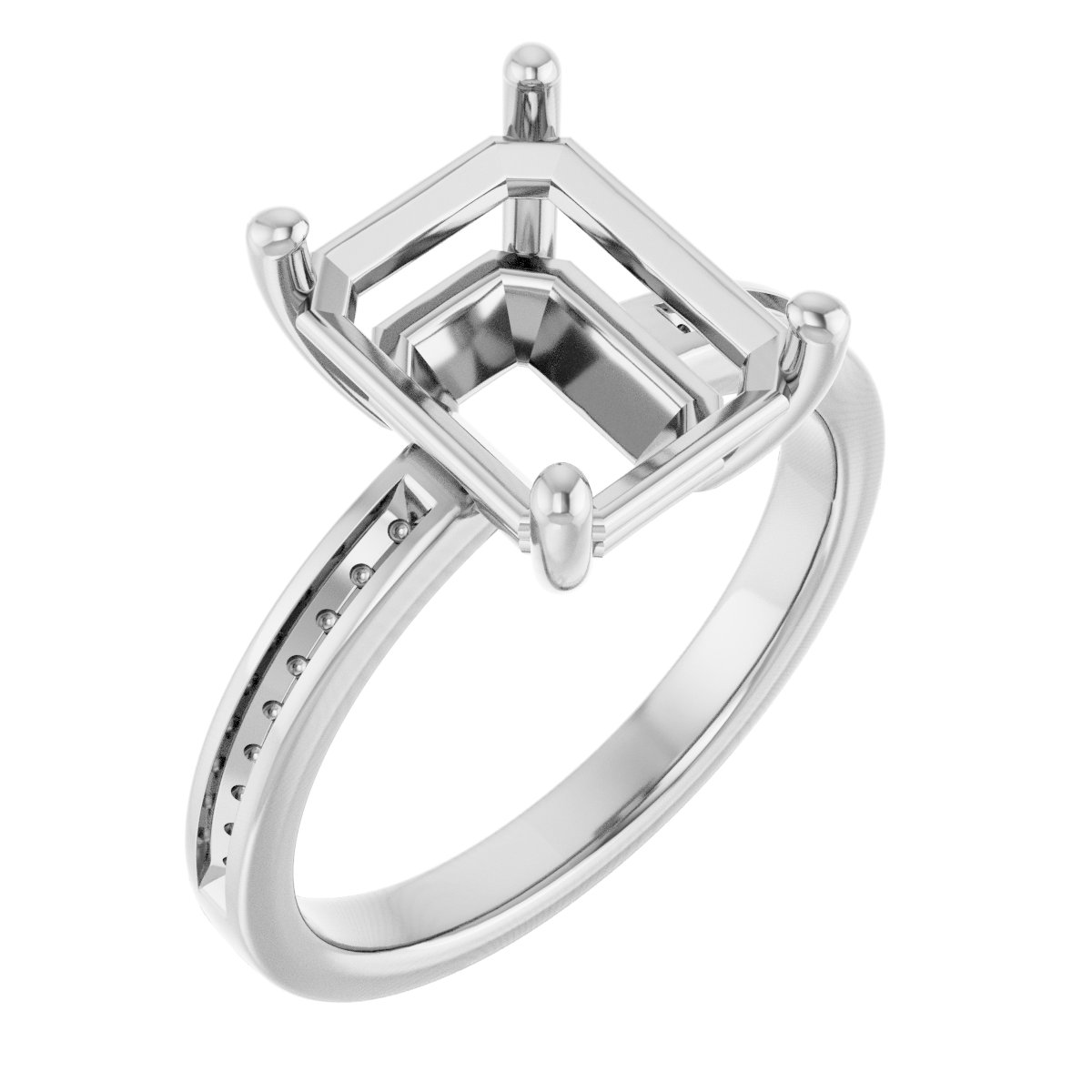 Accented Engagement Ring
