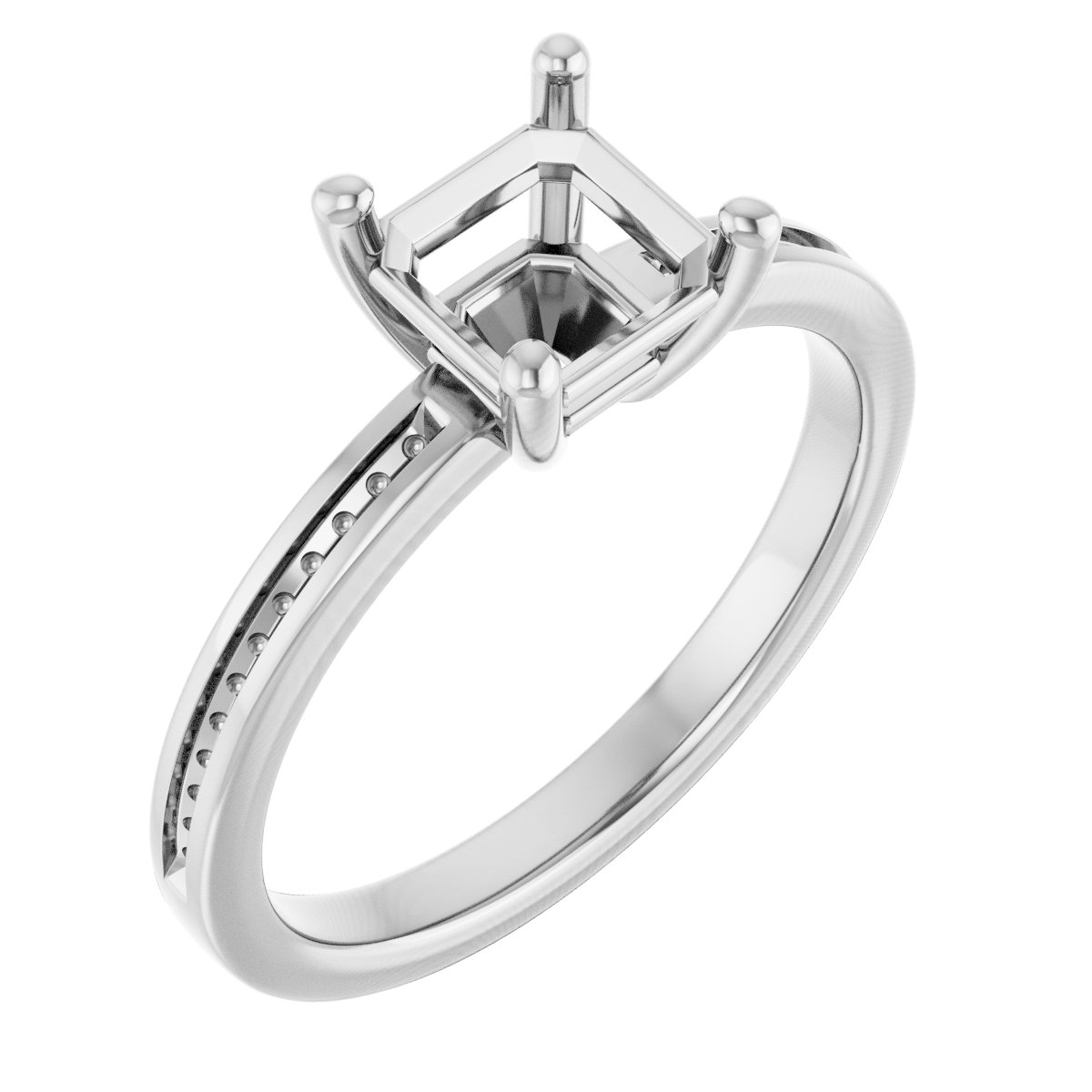 Accented Engagement Ring