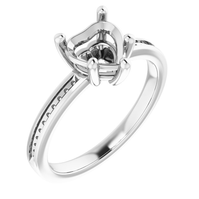 Accented Engagement Ring