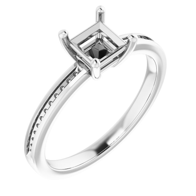 Accented Engagement Ring