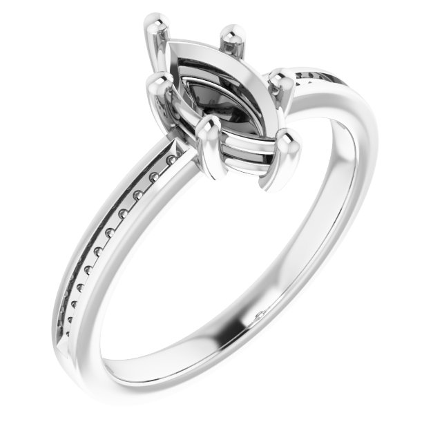 Accented Engagement Ring
