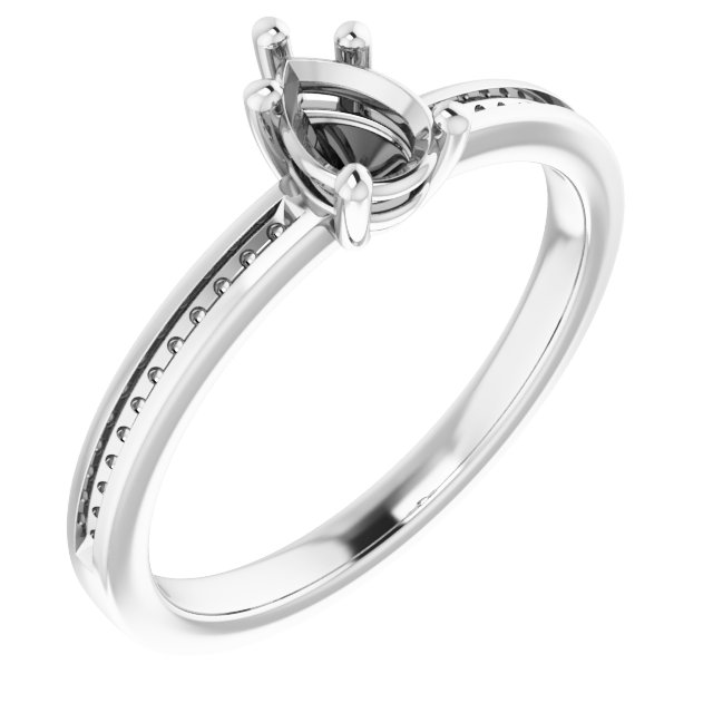 Accented Engagement Ring
