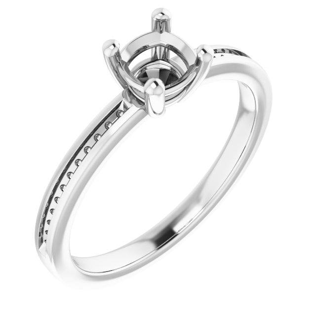 Accented Engagement Ring